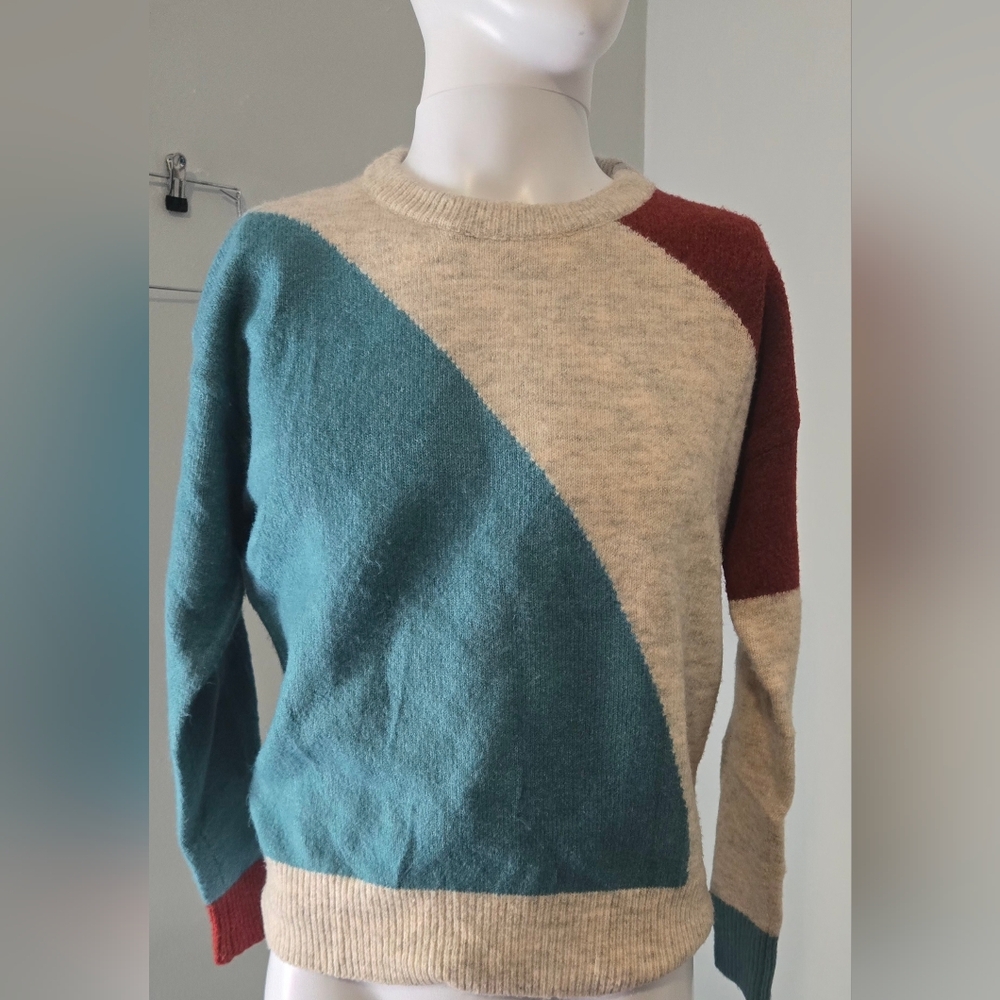 Colorblock Sweater Very Soft